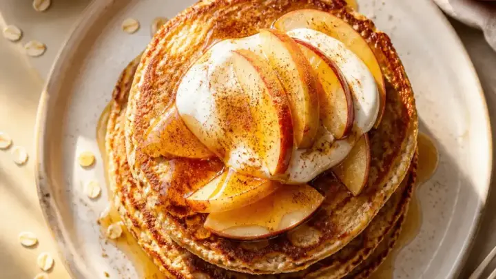 Apple Oat Pancakes